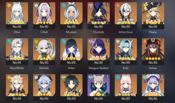 Conta genshin ar60 upada late game