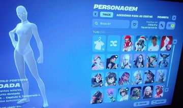 CONTA DE FORTNITE MUITO RARA COM 58 SKINS E VARIAS PICAREATS E ETC.........