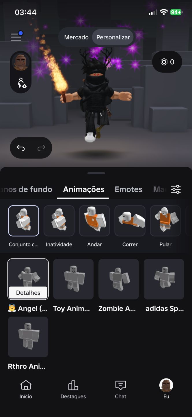 Conta de roblox