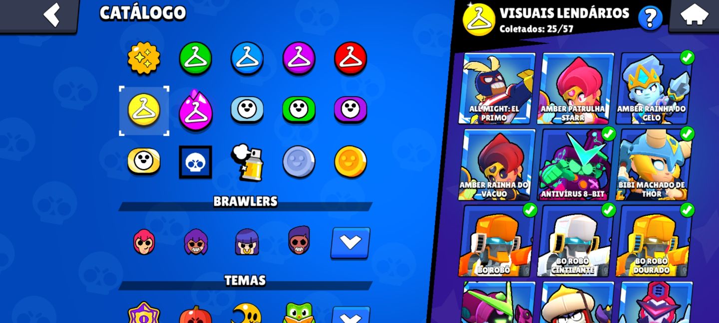 CONTA DESDE 2018 COM 8 ANOS DE JOGO, 39 BRAWL PASS E 3 PRO PASS, 50% DESCONTO!!!