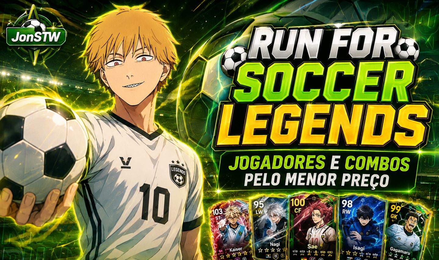 [RUN FOR SOCCER LEGENDS] JOGADORES E COMBOS PELO MENOR PREÇO DO MERCADO!!