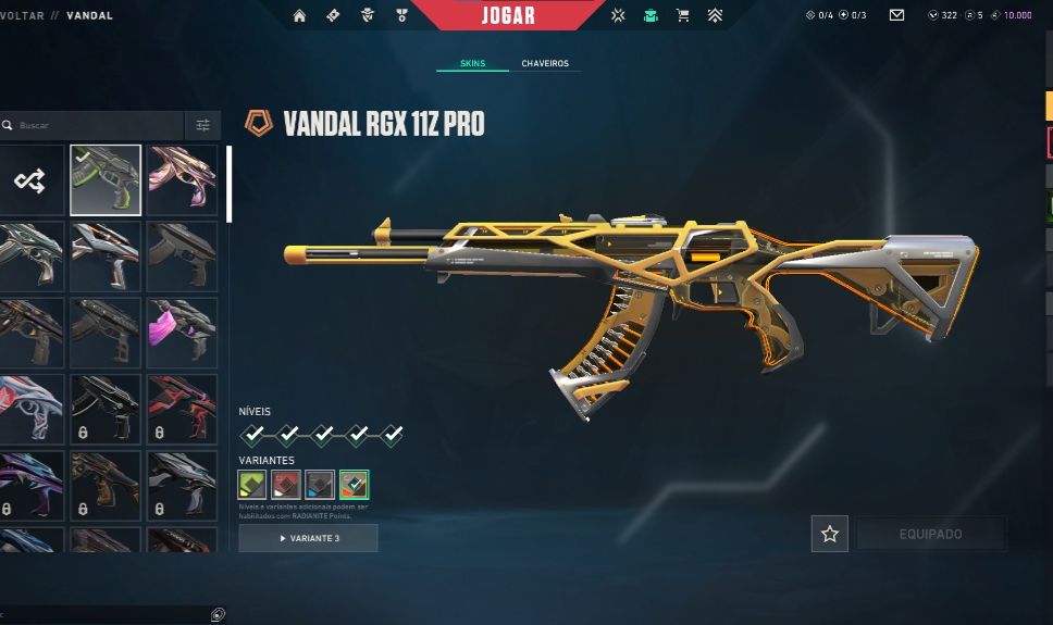 CONTA VALORANT | 12 SKINS MELHORES SKINS | RGX + KARAMBIT SUBLIME + XENOCAÇADORA
