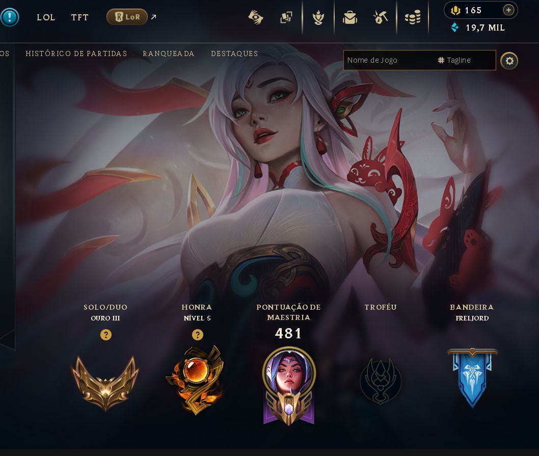 CONTA LOL + VALORANT