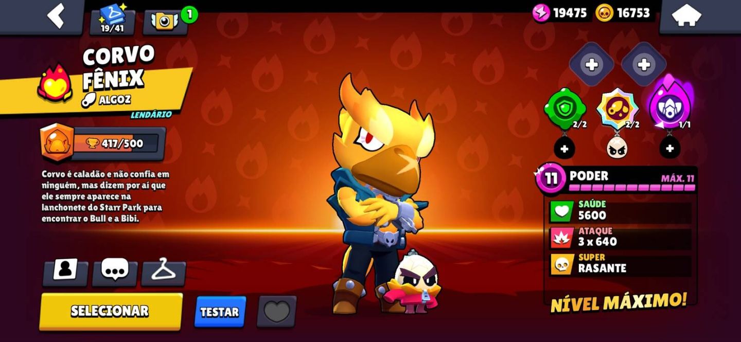 CONTA BRAWL STARS / CLASH ROYALE | SHELLY ESTELAR | 9 ANOS | FULL ACESSO