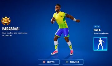 (MELHOR PREÇO) VIVO X FORTNITE - CÓDIGO EMOTE BAILA! VINI JR.