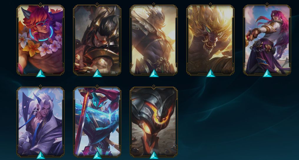 Venda de conta league of legends 22 skins