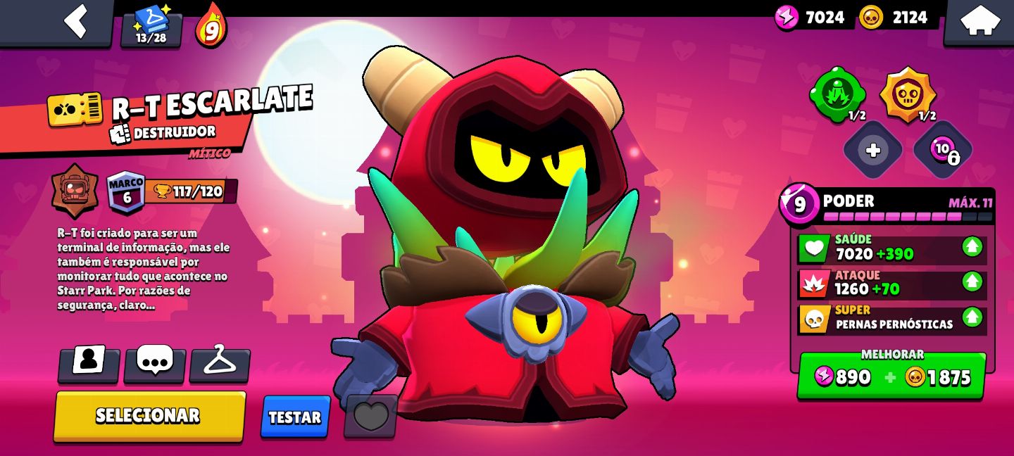Conta brawl com chester espírito da mata!