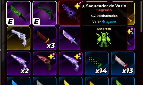 Murder Duels - Duelos de Assassinato Saqueador do Vazio