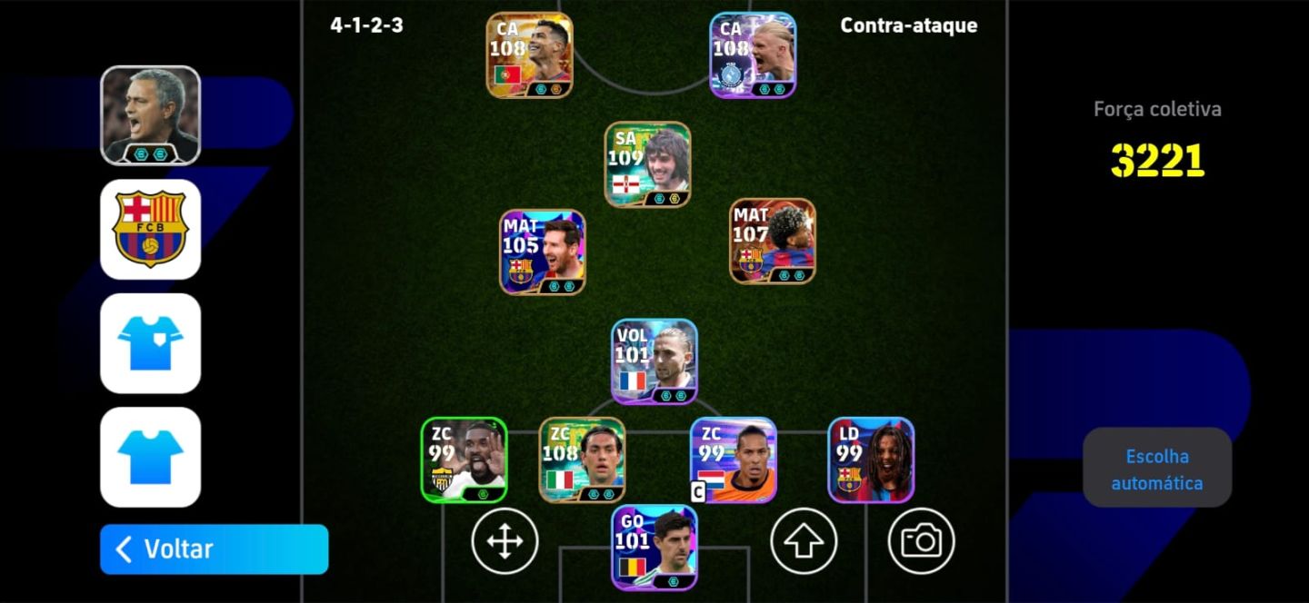 Conta com Cristiano ronaldo e yamal big time