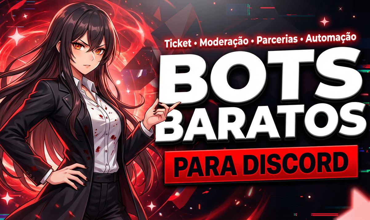 DISCORD BOTS: Tickets - Moderação - Divulgação + [ EXCLUSIVOS ]