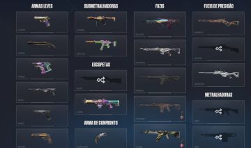 Conta Valorant com varias skins raras e normais o primeiro Mundial completo