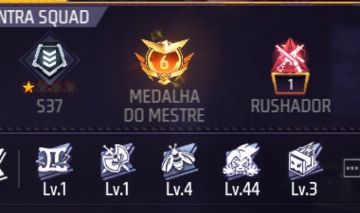 CONTA FREE FIRE 7 ANOS UPADA