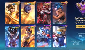 Conta mobile legend mono yu e badang top 4 goias