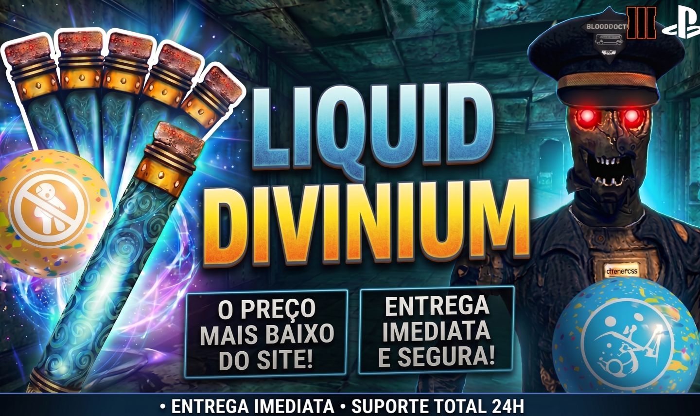 (PROMO) LIQUID DIVINUM + BÔNUS | CALL OF DUTY BO3