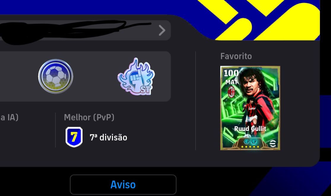 CONTA DE EFOOTBALL MT BOA COM GULLIT PRA SAIR LG NO PRECINHO