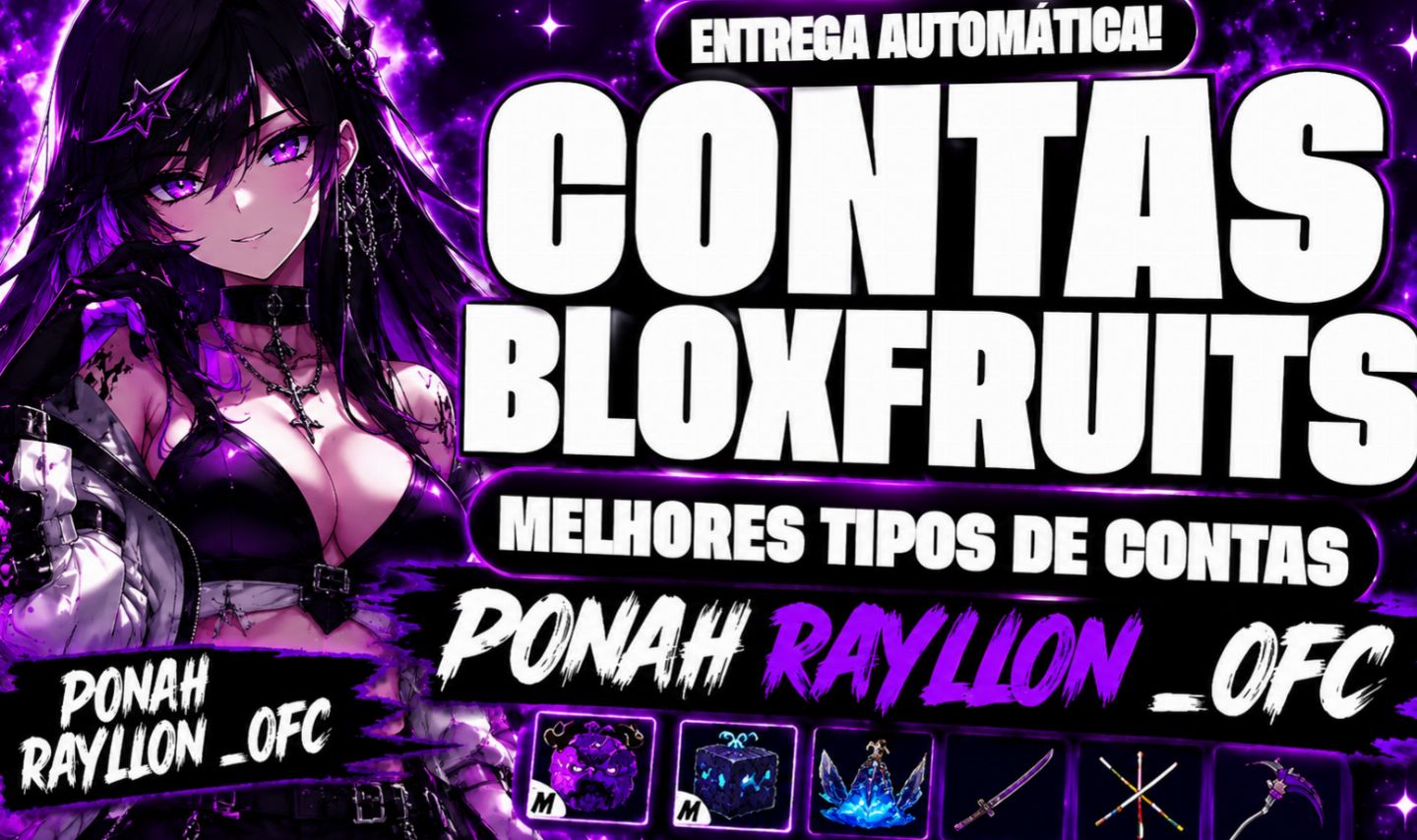 CONTA BLOX FRUITS MUITO FORTE BARATA