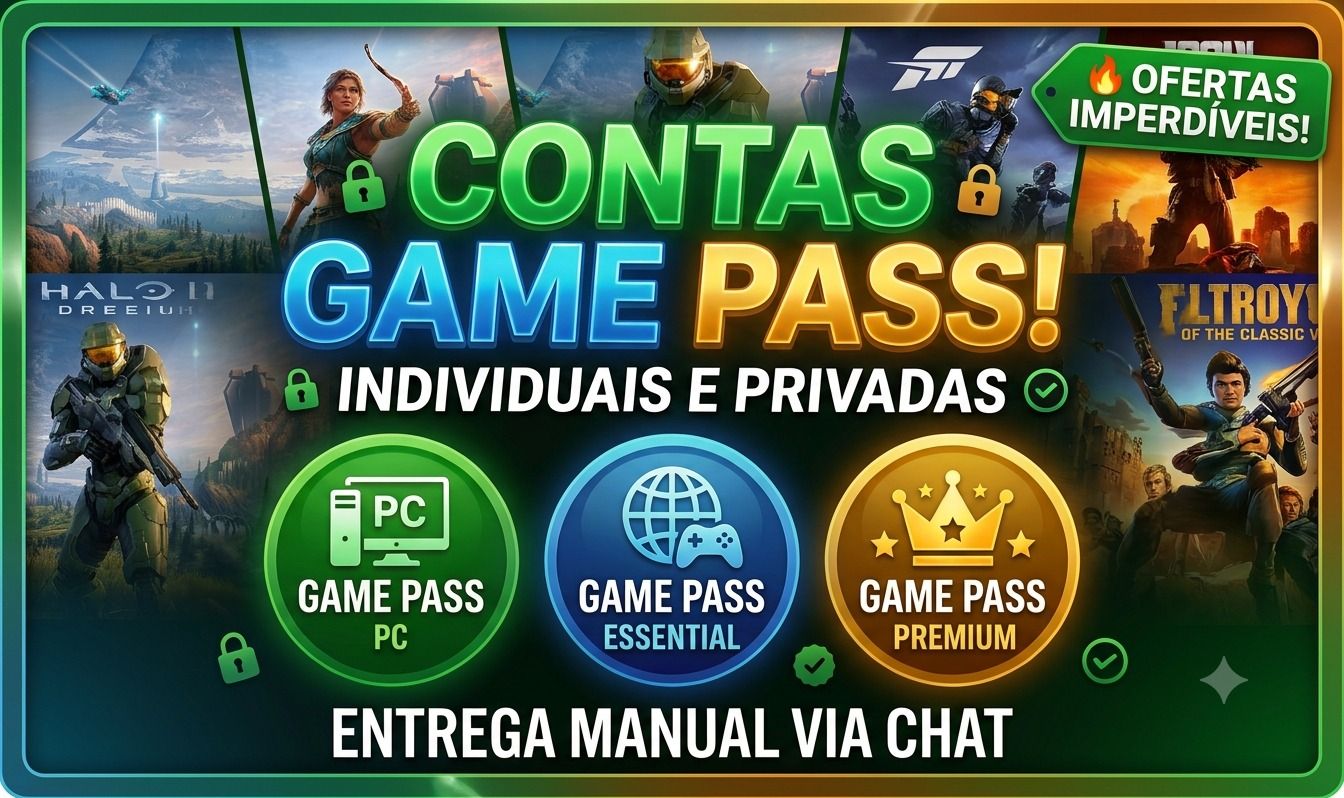 Xbox Game Pass- Contas Privadas