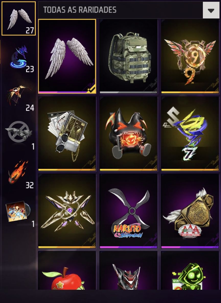 Conta Free Fire com Angelical(F)