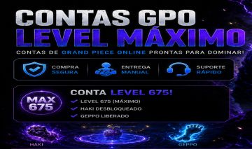 CONTAS LEVEL MAXIMO | GRAND PIECE ONLINE | GPO