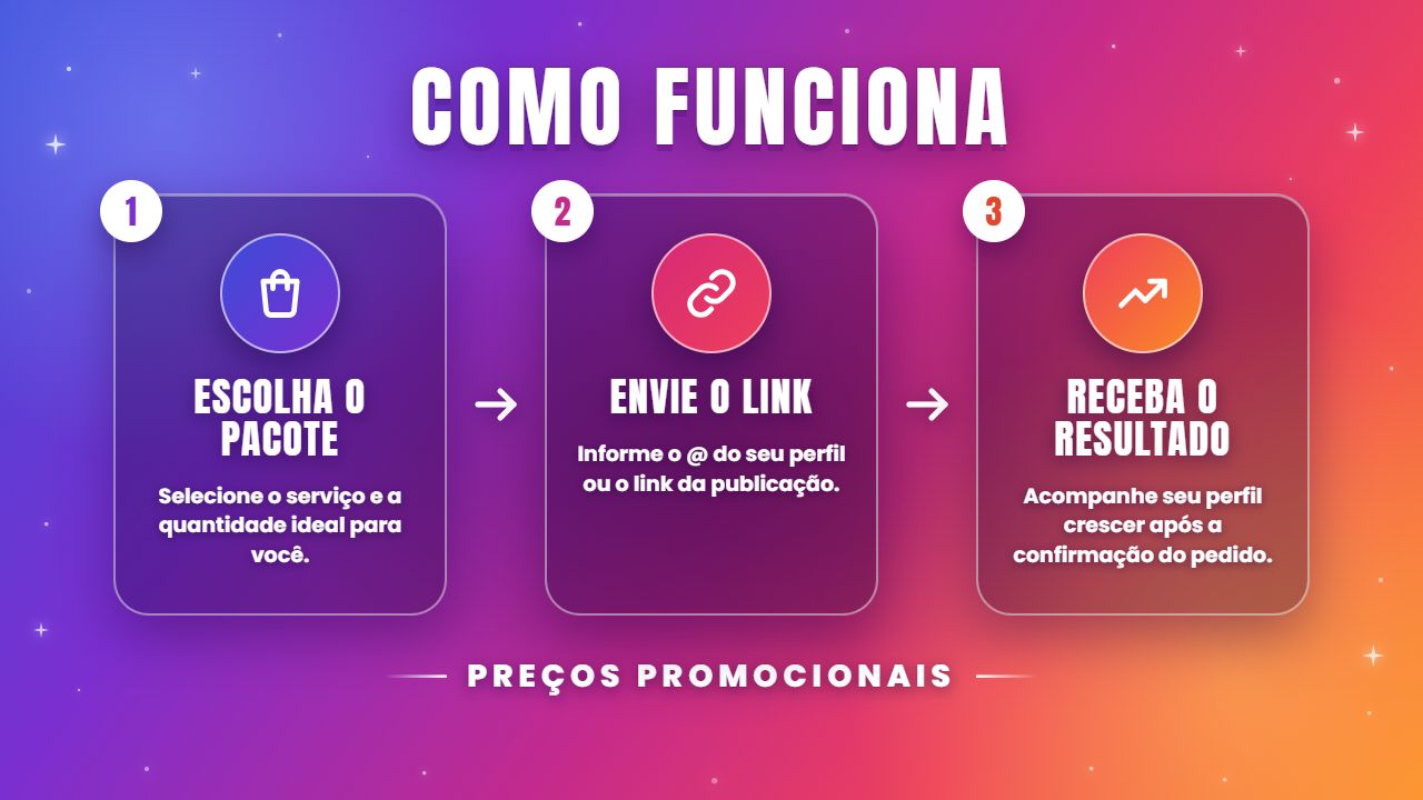 [PROMOÇÃO] SEGUIDORES PARA INSTAGRAM + CURTIDAS E VISUALIZAÇÕES | MENOR PREÇO