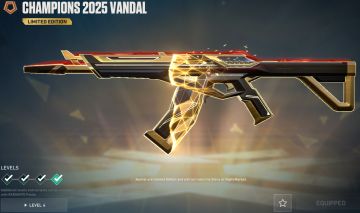 CONTA VALORANT C/ PACOTE COMPLETO CHAMPIONS 2025 + FACAS/SKINS