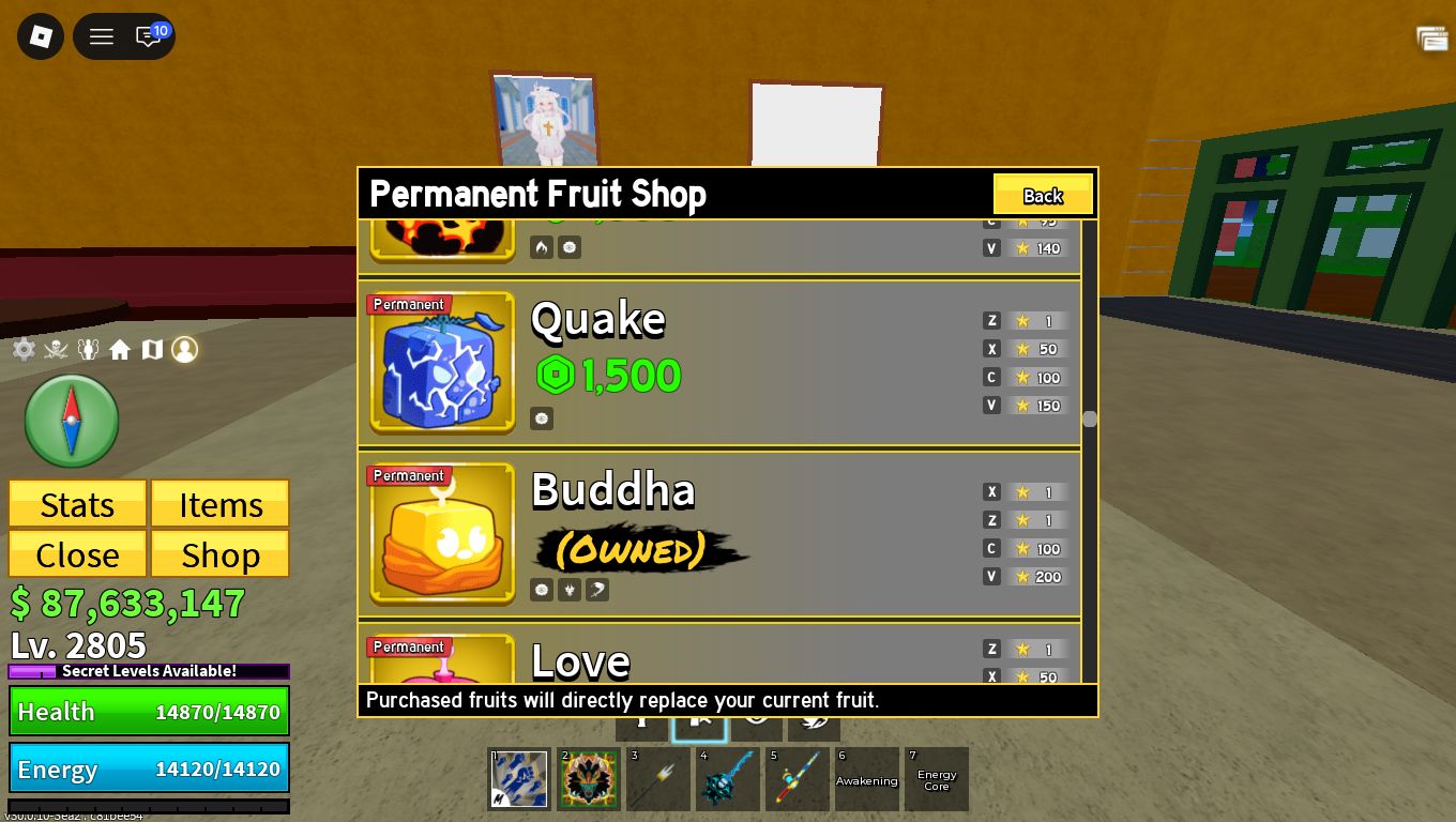 CONTA COM DRAGON PERMANENTE E GAME PASS BLOX FRUITS | ENTREGA IMEDIATA