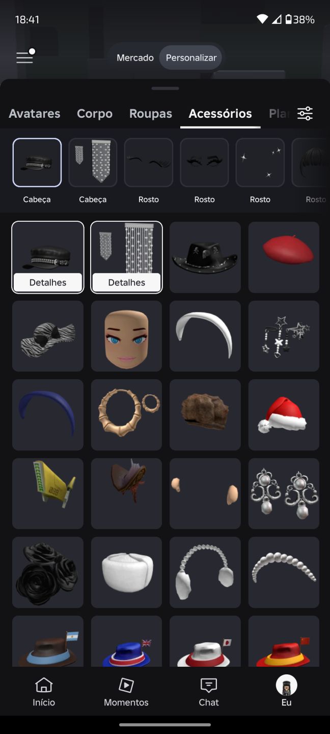 CONTA EXCLUSIVA ROBLOX: FASHION FACE + VIP NO DRESS TO IMPRESS!