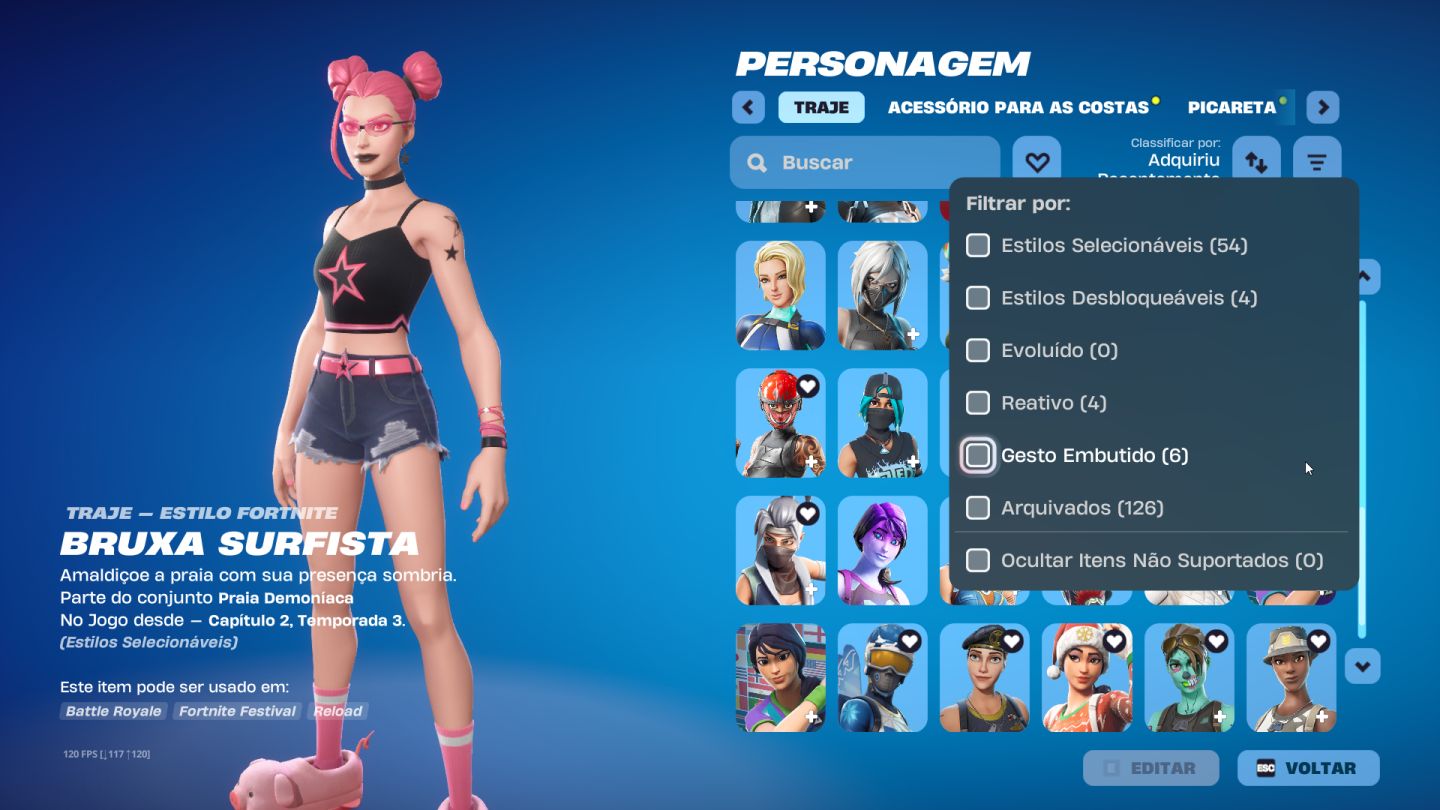 CONTA FORTNITE COM MAIS DE 200 SKINS