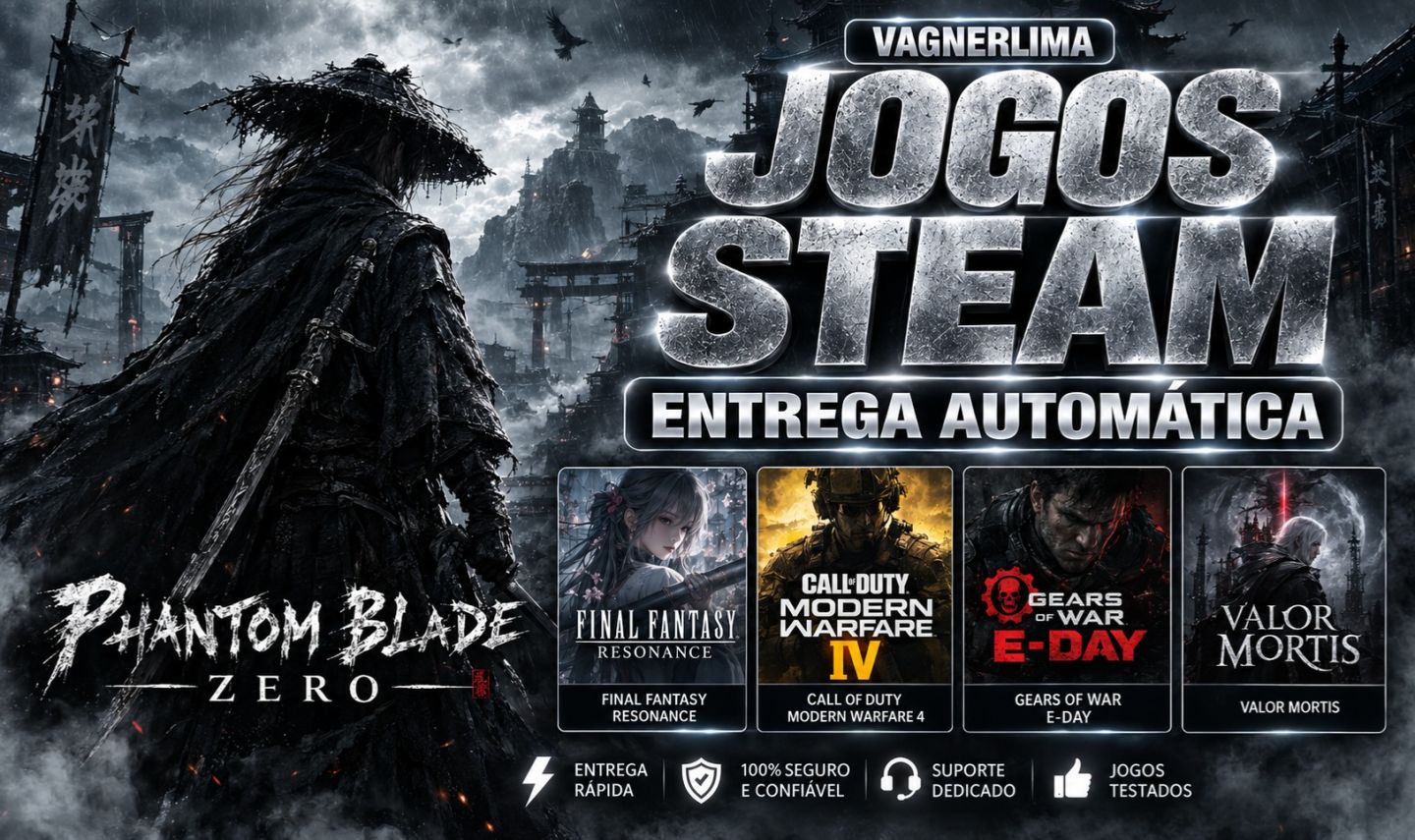 CONTAS STEAM | PHANTOM BLADE ZERO DELUXE | ENTREGA AUTOMÁTICA + BRINDES | COD MW