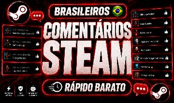 COMENTÁRIOS PT-BR PARA PERFIL STEAM - RÁPIDO E BARATO