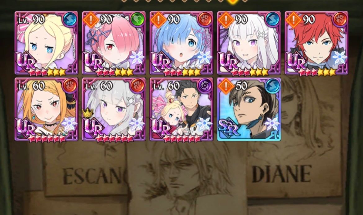 Quase full re zero 7ds