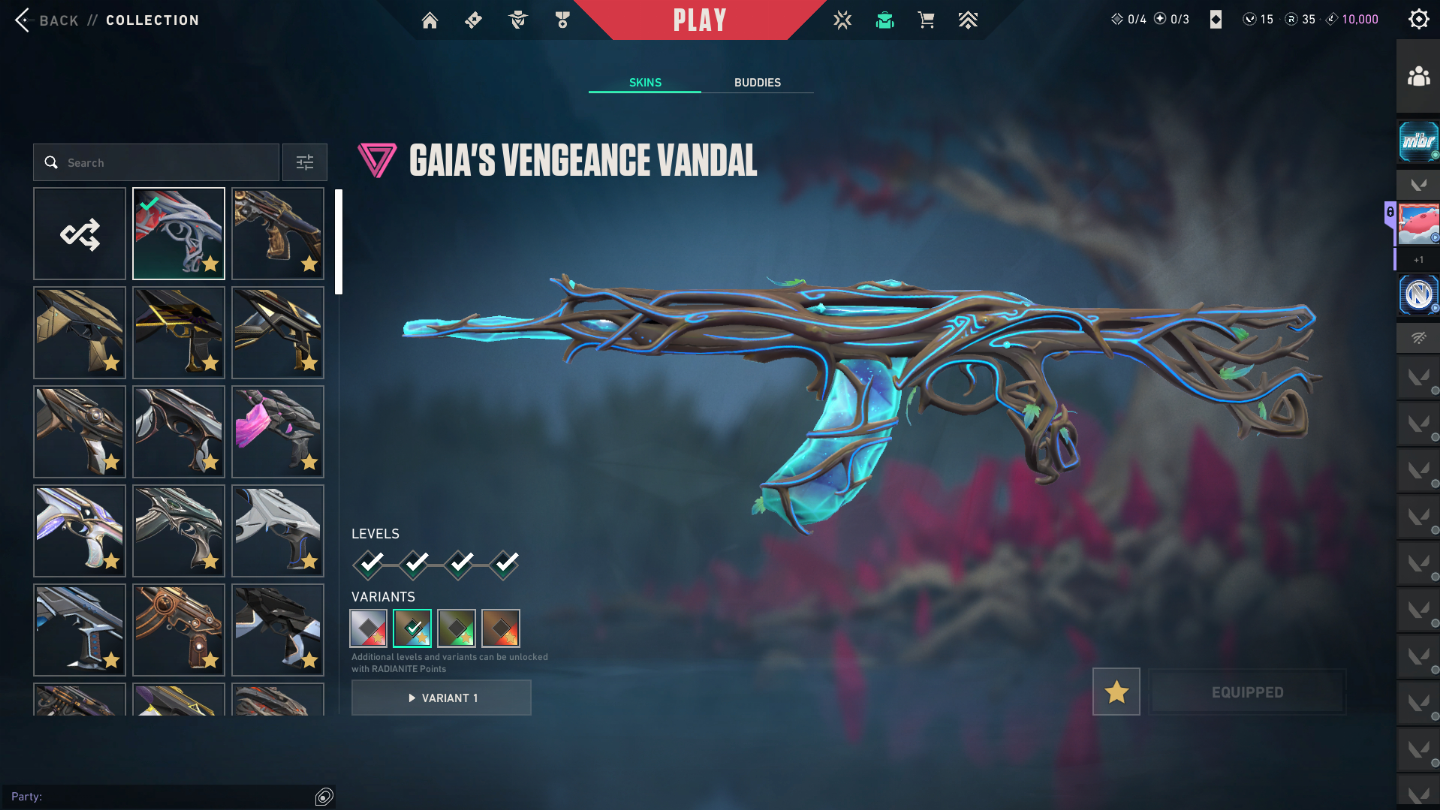 Conta de valorant com MUITA SKIN e mais de 10K gastos