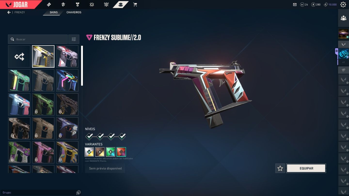 CONTA VALORANT MAIS DE 25 SKINS COMPRADAS/PACOTE CHAMPIONS 2022 EMAIL VERIFICADO