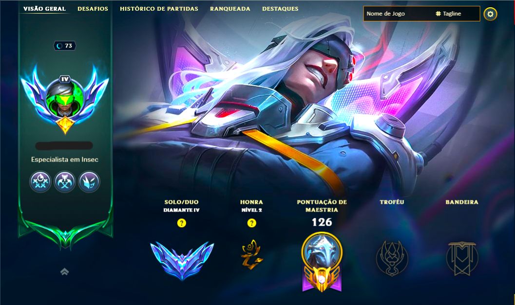 SKIN NOVA VLADIMIR PSYOPS + [ DIAMANTE COM 70 PDLS ] + [ TROCA NICK DISPONÍVEL ]