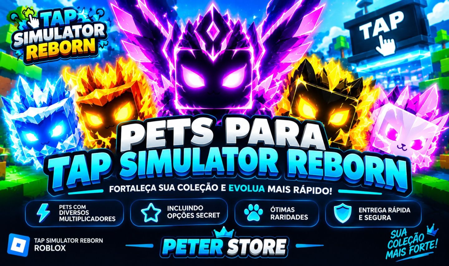 Tap Simulator Reborn | Simulador de Clique Renascido - Secrets e Pets 7M a 60M