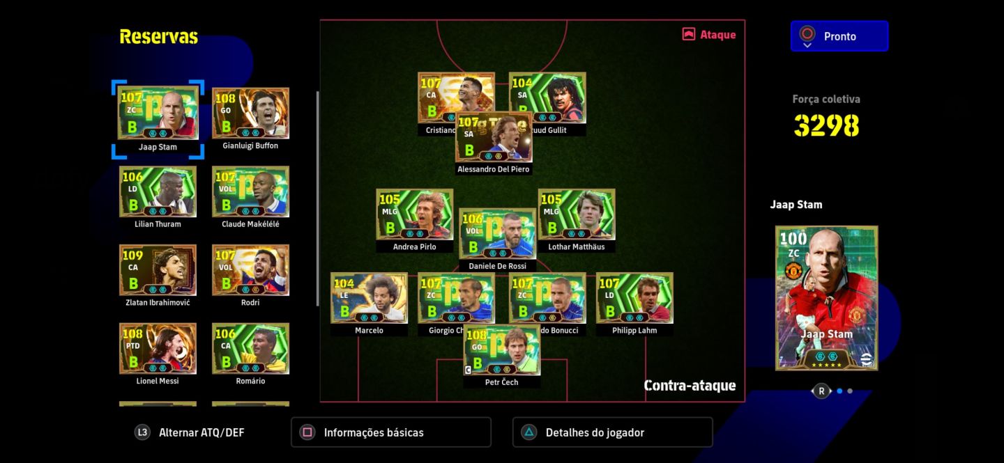 Conta no Efootbal full meta.