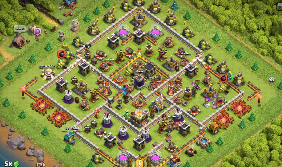 CONTA CLASH OF CLANS CV11 FULL