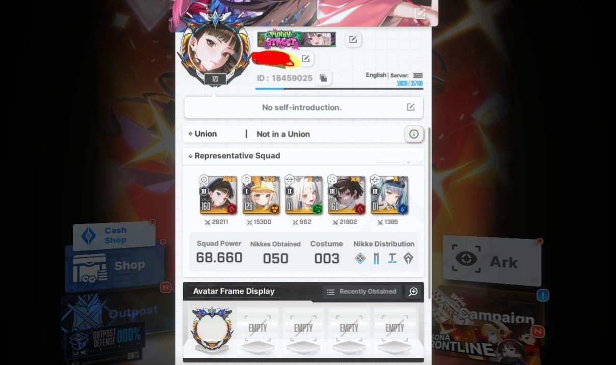 CONTAS STARTER NIKKE: GODDES OF VICTORY