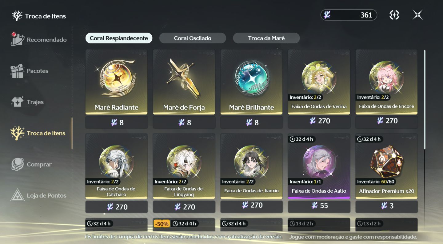 Time Premium Aemeath + Sigrika + Arma Lucilla + 361 Corais Resplandecentes