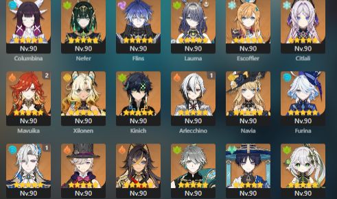 (ACC META) 33 T5 + 7 constelações distribuidas em chars fortes c/ Assinaturas