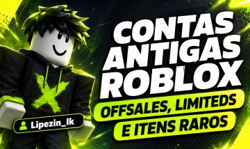 CONTAS ANTIGAS ROBLOX - OFFSALES, RAP, LIMITEDS Contas OG [MENOR PREÇO]