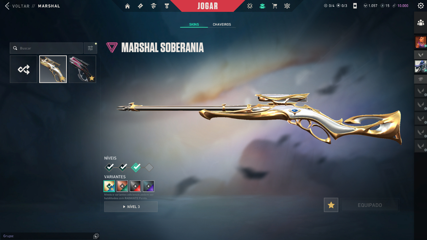 Conta ascendente full acesso com +8k em skins