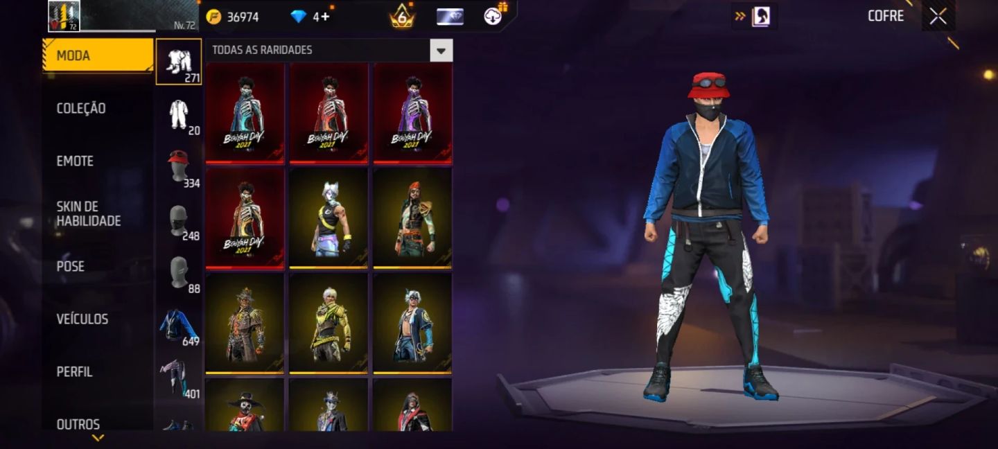 Conta free fire com duas angelicais masculinas