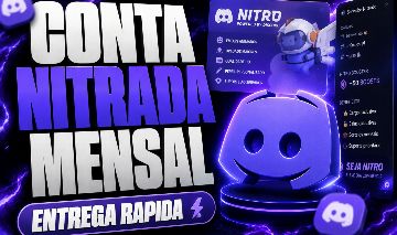 CONTA NITRADA MENSAL DISCORD
