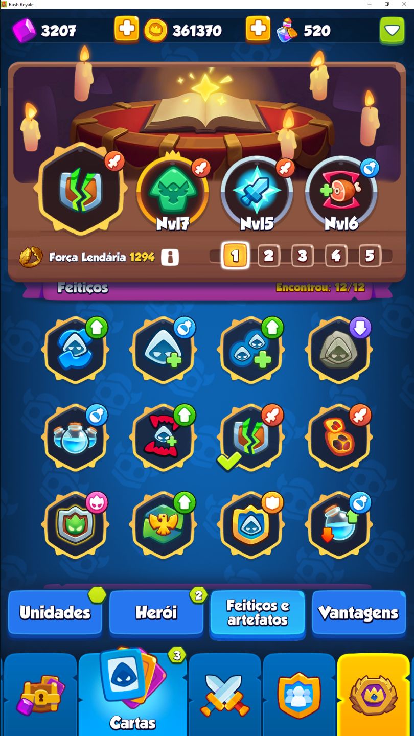 Conta Rush Royale único dono.