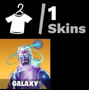 Conta Fortnite 1 SKIN GALAXY/ RARIDADE MAXIMA INATIVA DESDE QUANDO FOI COMPRADA