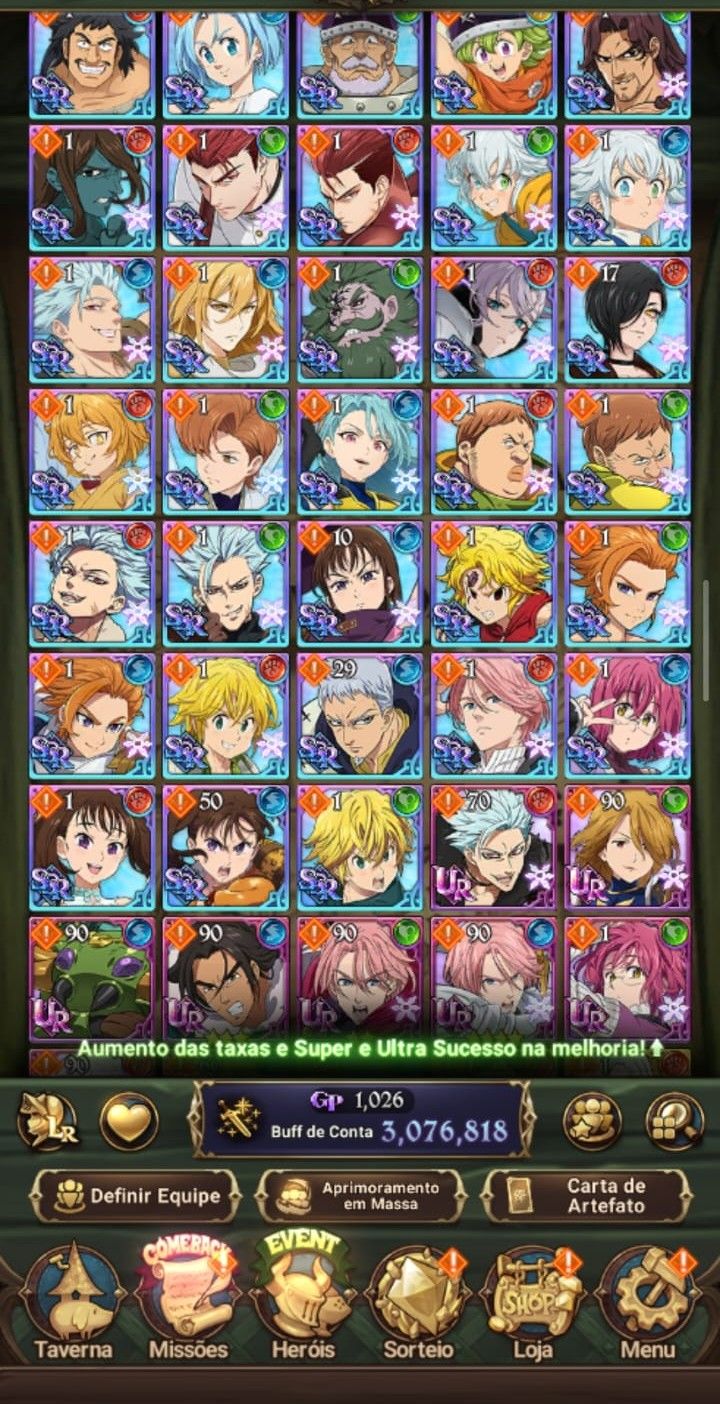 CONTA 7DS GRAND CROSS - COLLAB SOLO LEVELING