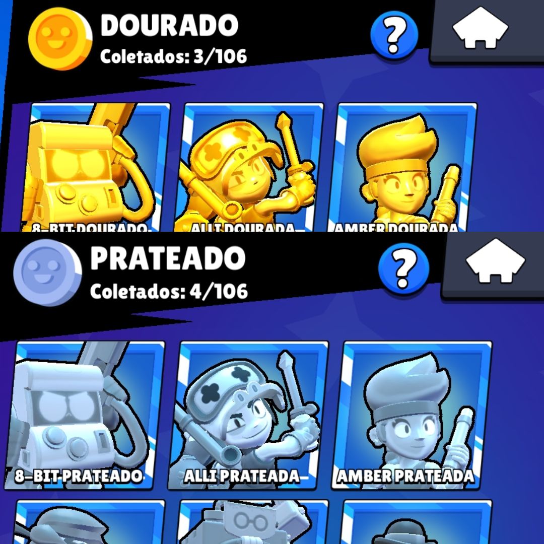 BRAWL STARS | 100K+ TROFÉUS | 446 SKINS | 107/107 BRAWLERS