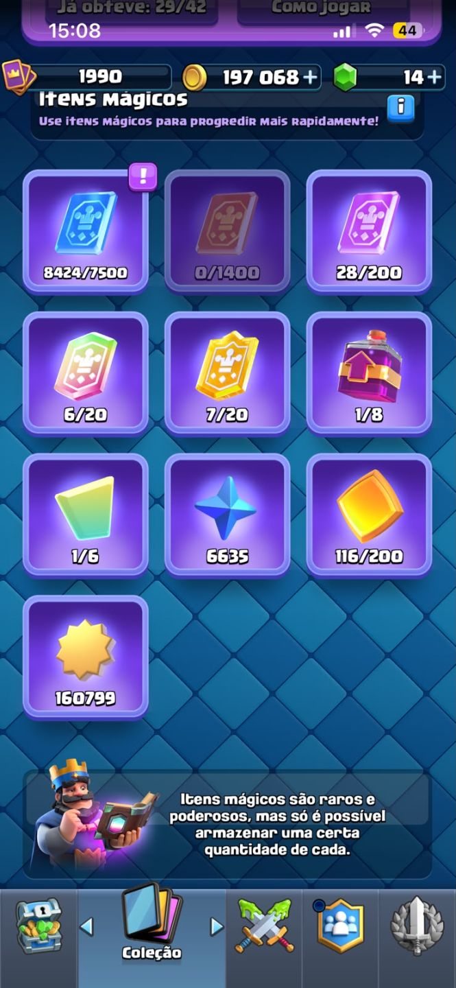 CONTA CLASH ROYALE 14.000 - END GAME