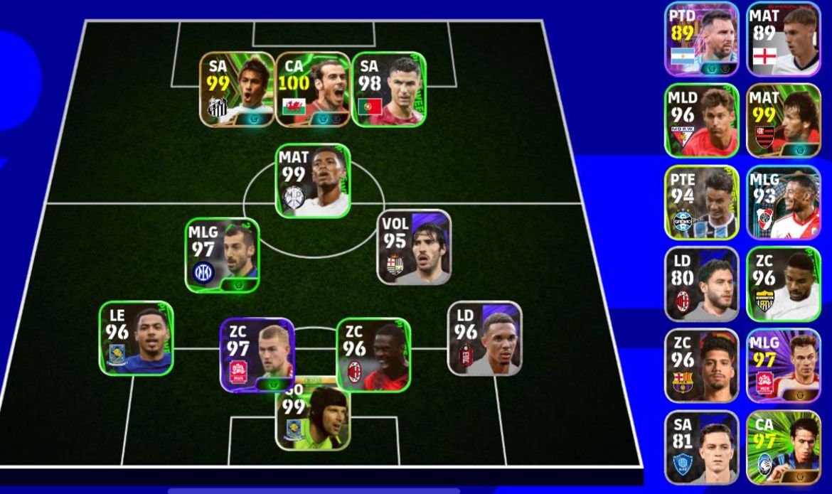 CONTA TOP DE EFOOTBALL 25 , COM BALE E VARIOS JOGADORES TOP PRA COMEÇAR